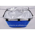 Refroidisseur pliable sûr de sac de déjeuner de refroidisseur de plaine simple pour le sac de refroidisseur de déjeuner de pique-nique